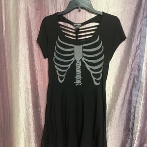 Hot Topic skeleton dress